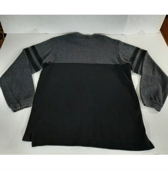 Eddie Bauer Colorblock Crew Neck Knit Sweatshirt Men Size LT - Picture 3 of 3